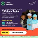 Berbagi Kebahagiaan Bersama 100 Anak Yatim