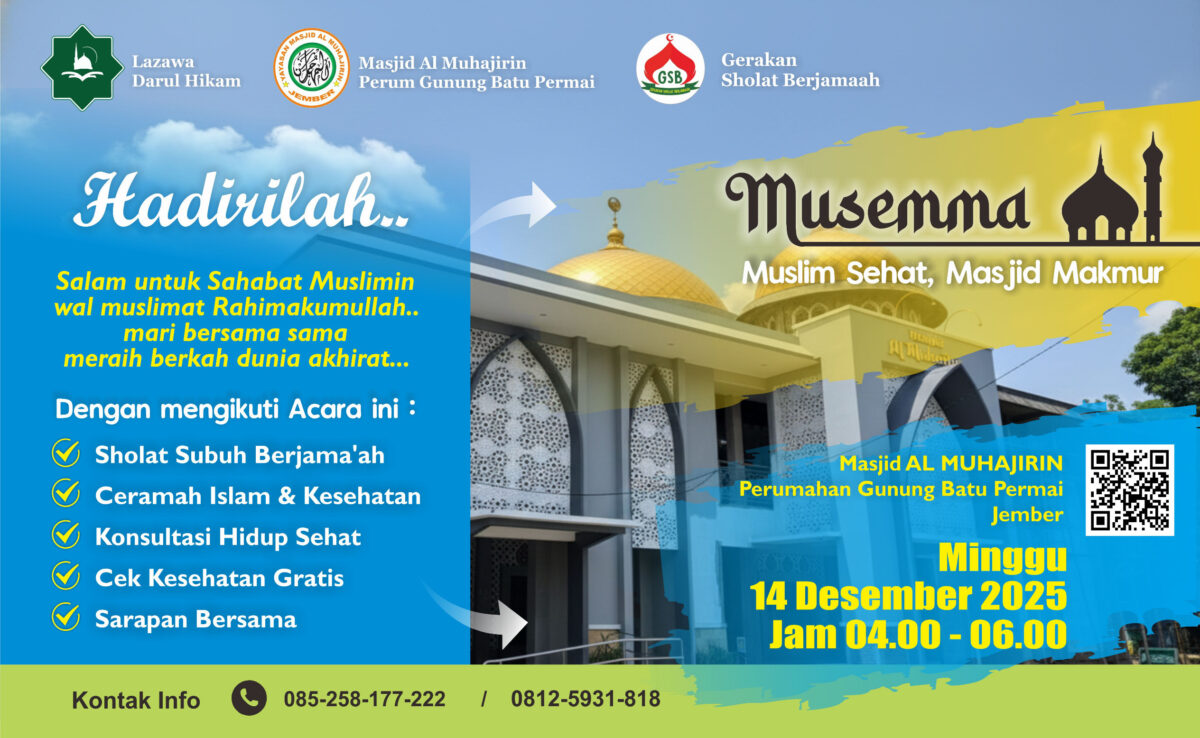 MUSEMMA “Muslim Sehat, Masjid Makmur”
