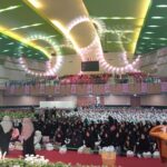 Fatayat NU Jember Gelar Maulid Nabi di Unej, Ribuan Jamaah Perempuan Khusuk Dengarkan Taushiyah Ustadzah Halimah Alaydrus